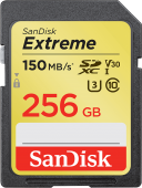 Карта памяти Sandisk 256GB Extreme SDXC UHS-I 150MB/s