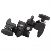 Держатель-зажим KUPO KCP-720B Double Convi Clamp (черный)