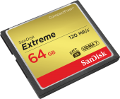 Карта памяти Sandisk 64GB Extreme CompactFlash 120MB/s